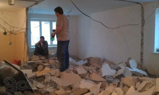 Демонтажные работы. Уборка и вывоз строительного мусора